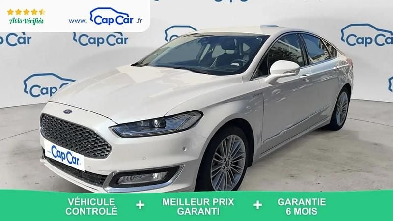 Blanc Utilisé 2018 Ford Mondeo Vignale Berline | 13 990 € (Prix juste) - Image 1/4