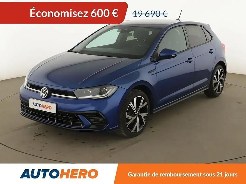 Bleu Occasion 2022 VW Polo R-line Citadine | 19 090 € (Prix assez cher) - Image 1/2