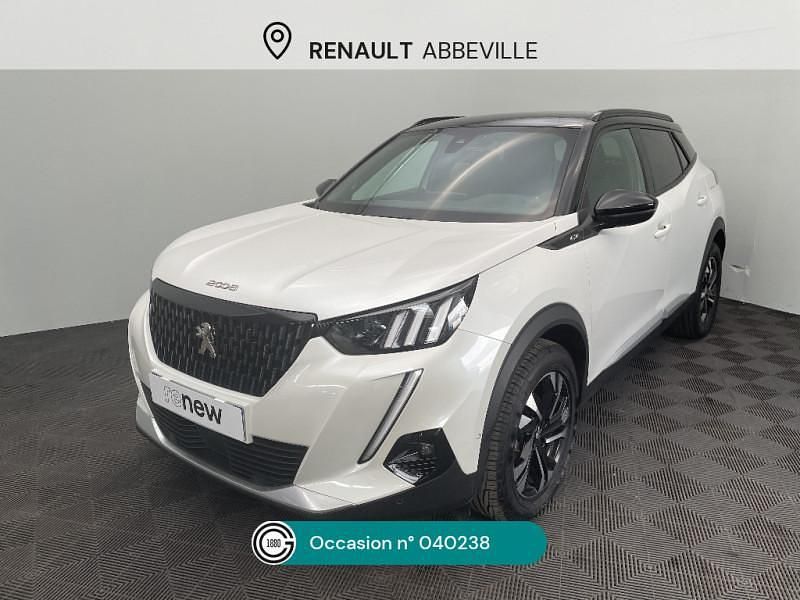 Blanc Utilisé 2021 Peugeot 2008 GT-line SUV | 17 490 € (Prix cher) - Image 1/4