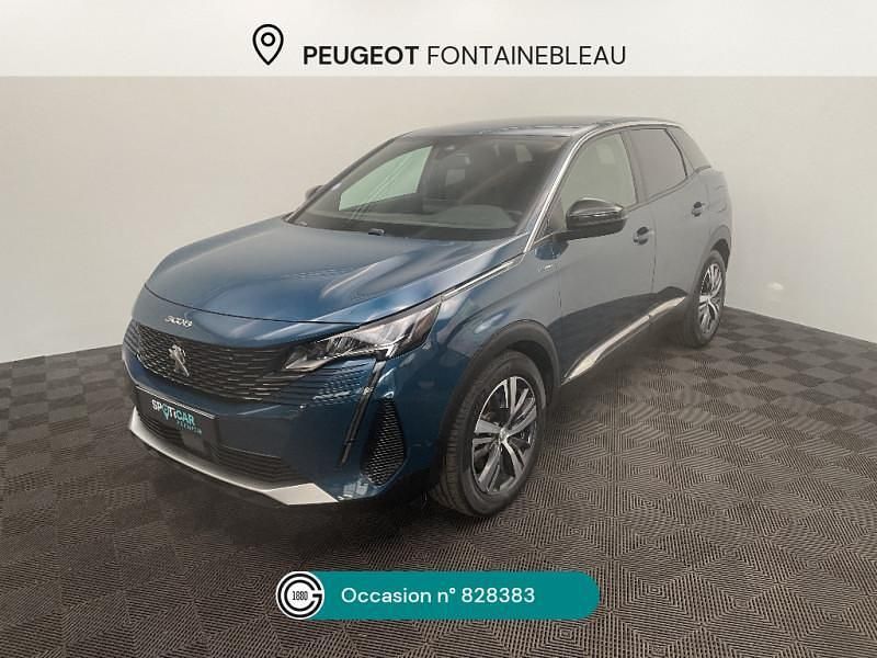 Bleu Utilisé 2023 Peugeot 3008 Allure SUV | 25 480 € (Prix juste) - Image 1/4