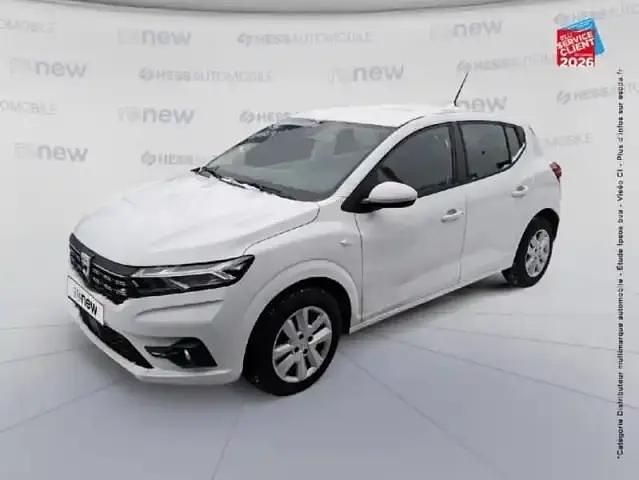 Occasion Dacia Sandero Comfort 2022 Blanc Berline