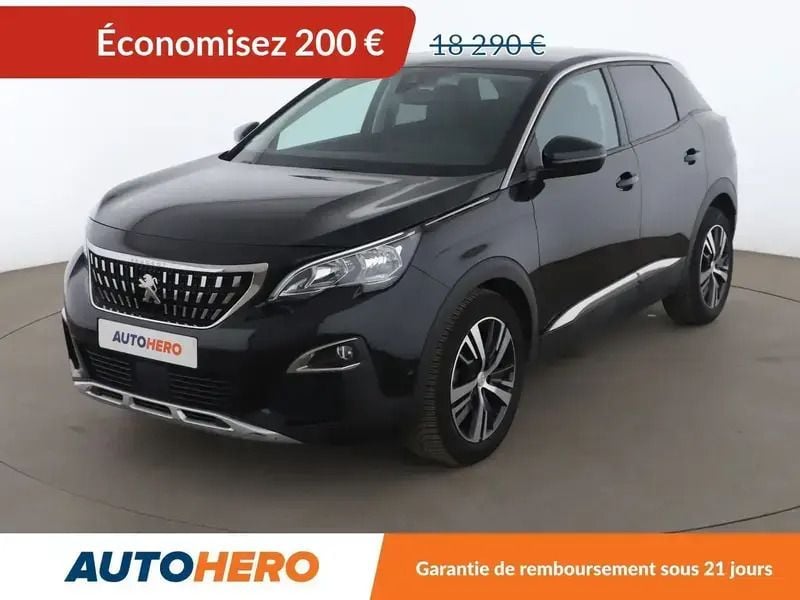 Noir Utilisé 2020 Peugeot 3008 Allure SUV | 18 090 € (Prix juste) - Image 1/2