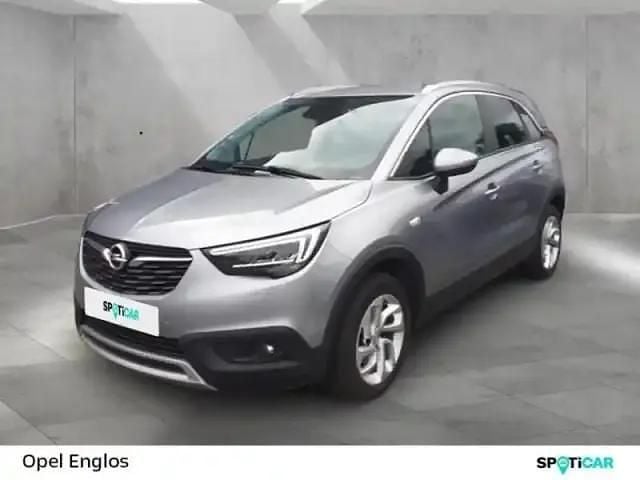 Gris pierre de lune/toit blanc glacier Occasion 2020 Opel Crossland X Elegance SUV | 12 490 € (Prix juste) - Image 1/4
