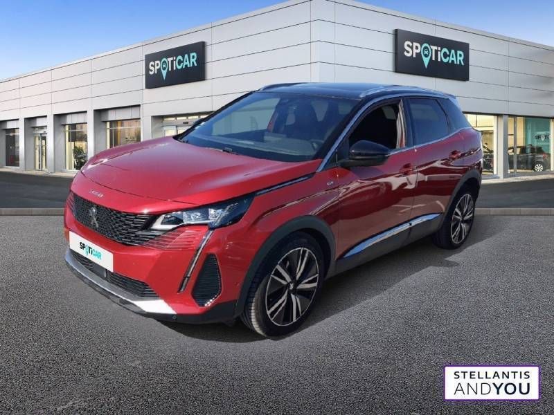 Rouge Utilisé 2021 Peugeot 3008 GT | 21 990 € (Prix juste) - Image 1/3
