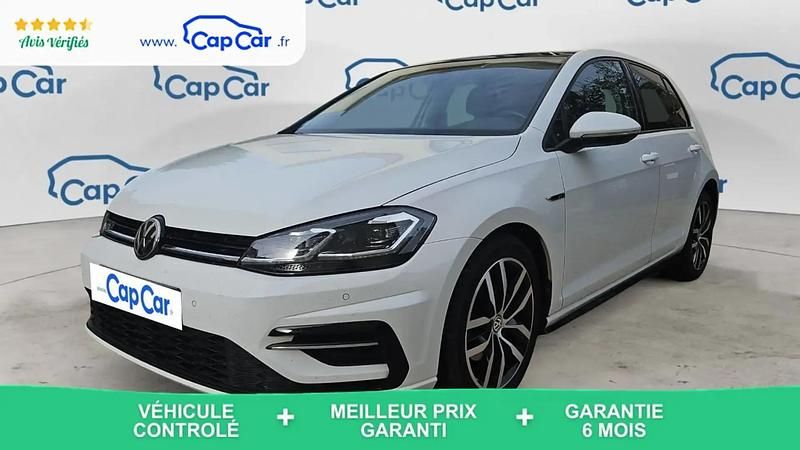 Blanc Utilisé 2020 VW Golf VII R-line Berline | 20 690 € (Prix juste) - Image 1/4