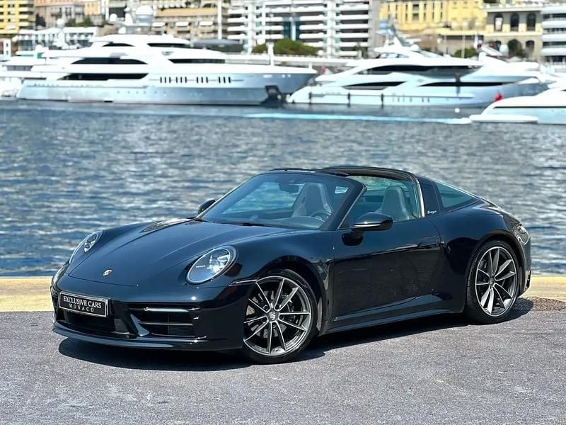 Noir Utilisé 2021 Porsche 911 Carrera 4 Cabriolet Cabriolet | 164 900 € - Image 1/4