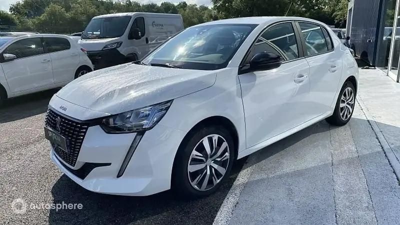 Blanc Utilisé 2023 Peugeot 208 Active Citadine | 14 499 € (Prix juste) - Image 1/4