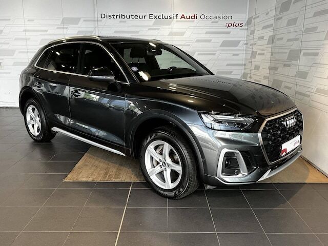 Gris daytona nacré Utilisé 2022 Audi Q5 S-Line SUV | 46 990 € (Prix juste) - Image 1/4