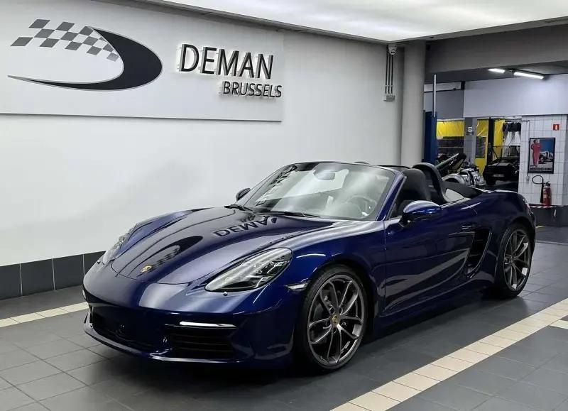 Bleu Utilisé 2024 Porsche 718 Boxster Chrono Cabriolet | 87 900 € - Image 1/4