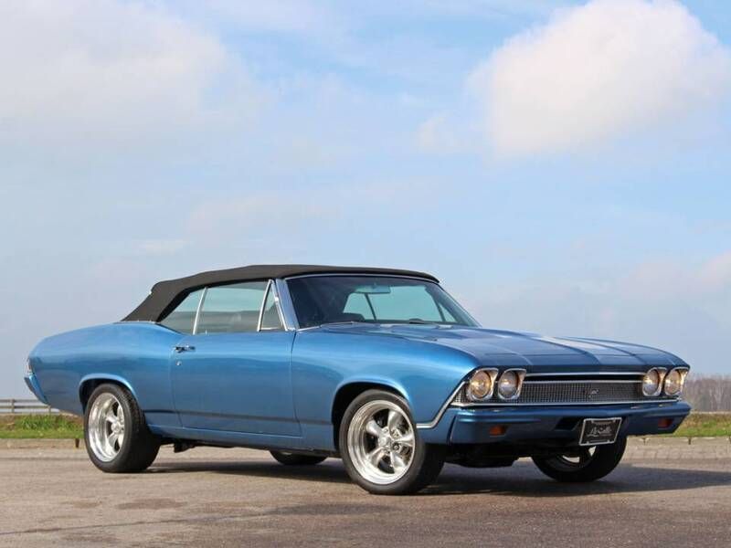Bleu Utilisé 1968 Chevrolet Chevelle Cabriolet | 49 500 € - Image 1/4