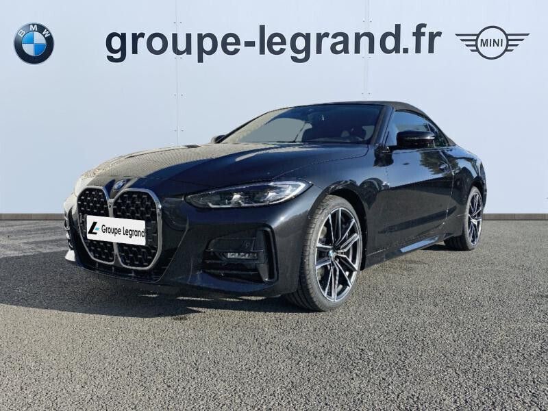 Saphirschwarz métallisé Utilisé 2022 BMW 420 M Sport Cabriolet | 65 990 € - Image 1/4