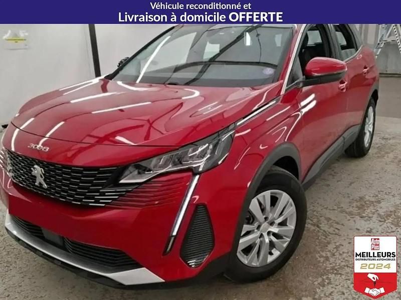 Rouge Utilisé 2021 Peugeot 3008 Active SUV | 17 500 € (Bon prix) - Image 1/4
