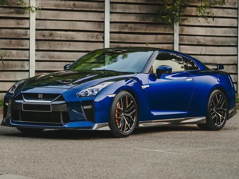 Bleu Utilisé 2017 Nissan GT-R GT Coupé | 104 990 € (Prix assez cher) - Image 1/4