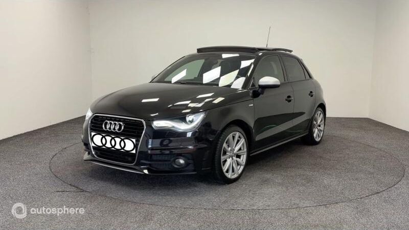 Noir Utilisé 2013 Audi A1 S-Line Citadine | 13 999 € (Prix juste) - Image 1/4