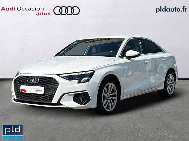 Blanc Occasion 2022 Audi A3 Business Berline | 25 990 € (Prix assez cher) - Image 1/4
