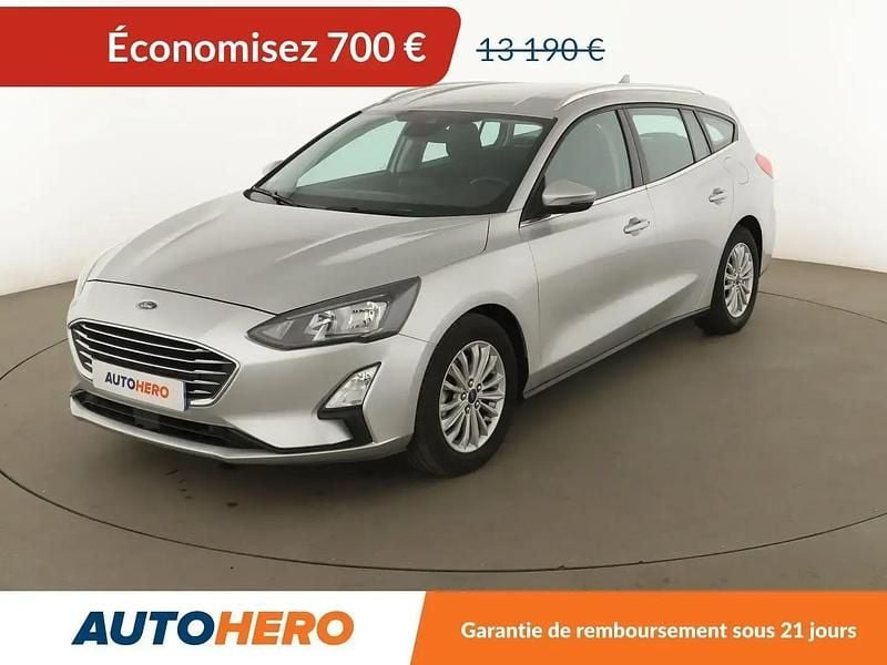 Gris Utilisé 2019 Ford Focus Titanium Break | 12 490 € (Prix juste) - Image 1/2
