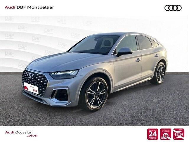 Argent fleuret métallisé Occasion 2023 Audi Q5 Sportback S-Line SUV | 51 880 € (Prix juste) - Image 1/4