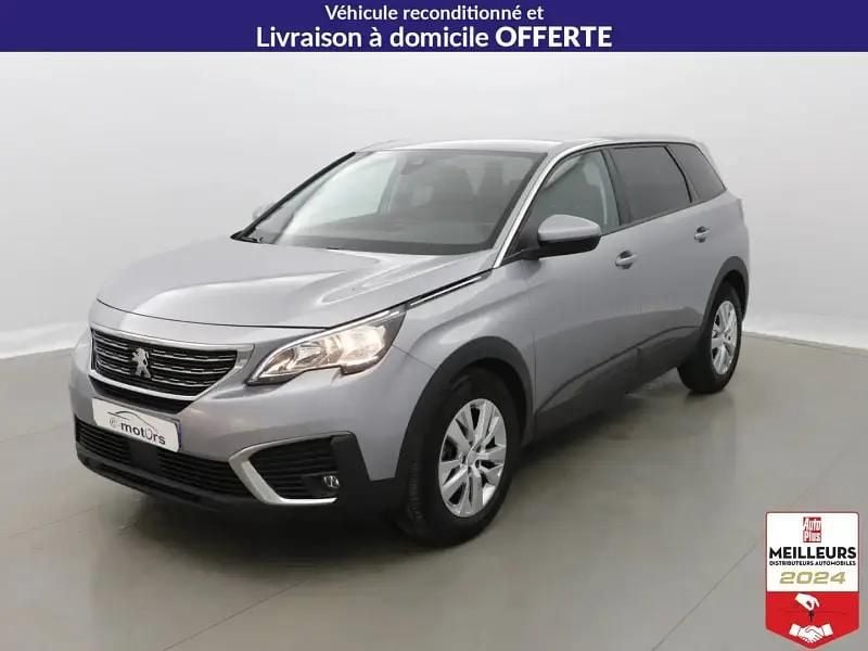 Gris Utilisé 2019 Peugeot 5008 Active Monospace | 18 800 € (Prix juste) - Image 1/4