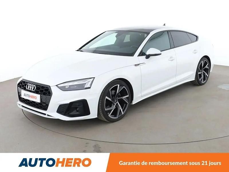 Blanc Occasion 2021 Audi A5 S-Line Berline | 35 490 € (Prix juste) - Image 1/2