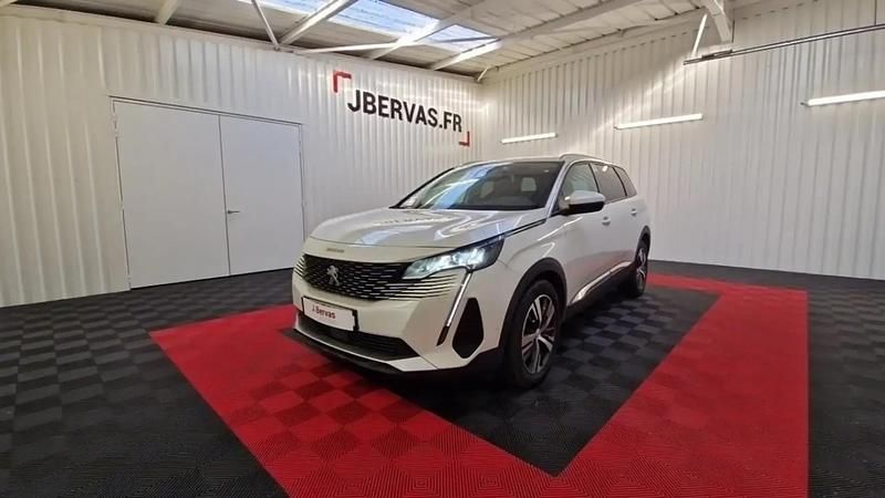 Blanc Utilisé 2021 Peugeot 5008 Allure SUV | 21 690 € (Prix juste) - Image 1/4