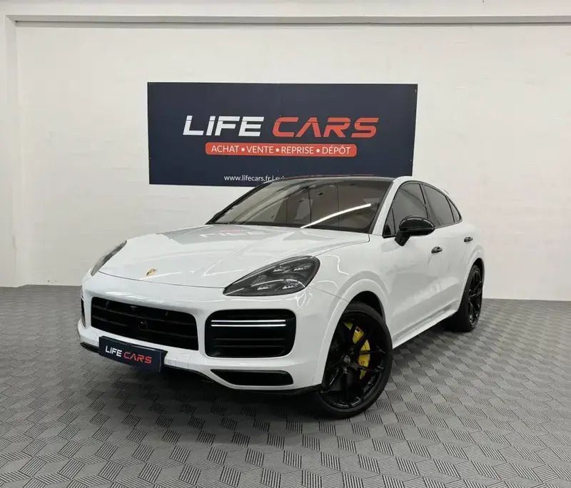 Blanc Utilisé 2019 Porsche Cayenne Turbo SUV | 92 990 € (Prix cher) - Image 1/4