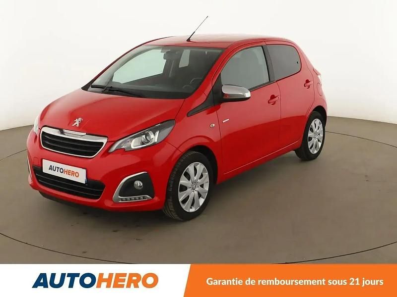 Rouge Utilisé 2019 Peugeot 108 Style Citadine | 9 590 € (Prix juste) - Image 1/2