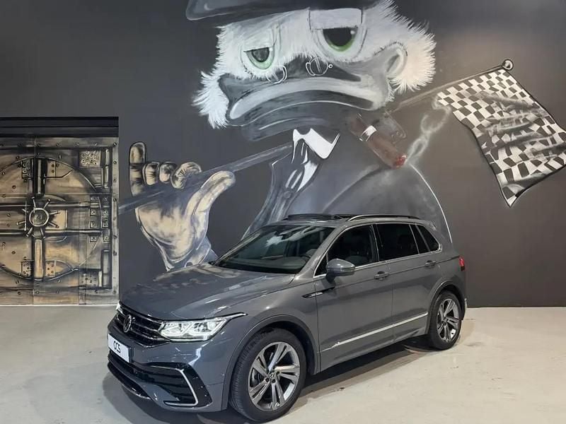 Gris Occasion 2021 VW Tiguan R-line SUV | 33 490 € (Prix juste) - Image 1/4