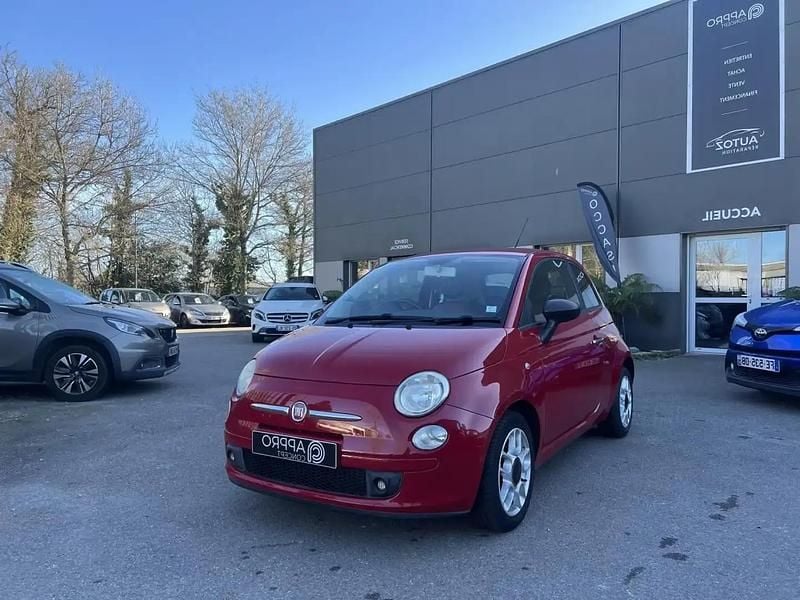 Rouge Occasion 2008 Fiat 500 Sport Berline | 5 990 € - Image 1/4