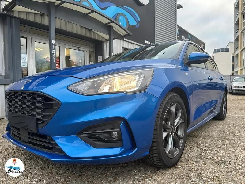 Bleu Occasion 2019 Ford Focus ST-Line Break | 11 900 € (Prix juste) - Image 1/4