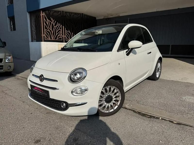 Blanc Utilisé 2018 Fiat 500 Lounge Citadine | 10 990 € (Prix juste) - Image 1/4