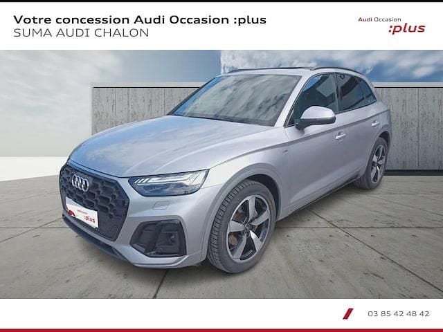 Argent fleuret métallisé Utilisé 2022 Audi Q5 S-Line SUV | 43 990 € (Prix juste) - Image 1/3
