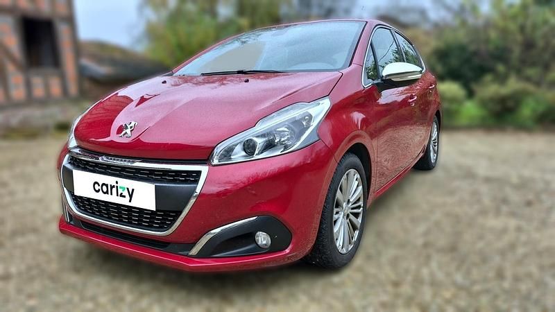 Rouge Utilisé 2017 Peugeot 208 Allure Citadine | 7 443 € (Prix juste) - Image 1/4
