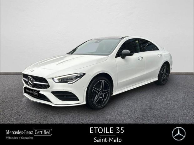 Blanc Utilisé 2022 Mercedes CLA250e AMG line Berline | 38 390 € (Prix juste) - Image 1/4