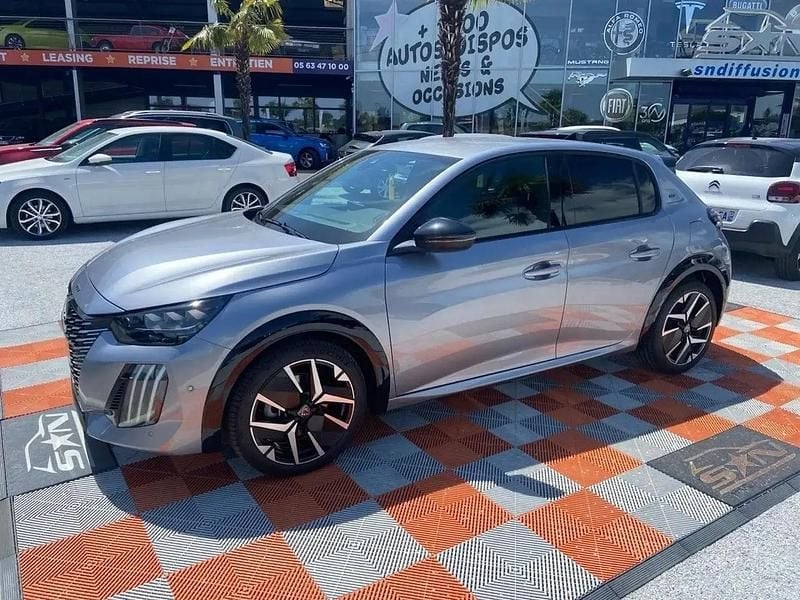 Gris Utilisé 2024 Peugeot 208 GT Citadine | 21 750 € (Prix juste) - Image 1/4
