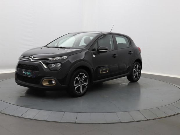 Noir Utilisé 2023 Citroën C3 PureTech Citadine | 14 009 € (Prix juste) - Image 1/4