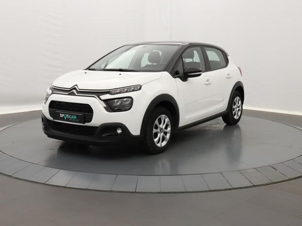 Blanc Utilisé 2022 Citroën C3 Feel Citadine | 11 859 € (Prix juste) - Image 1/4