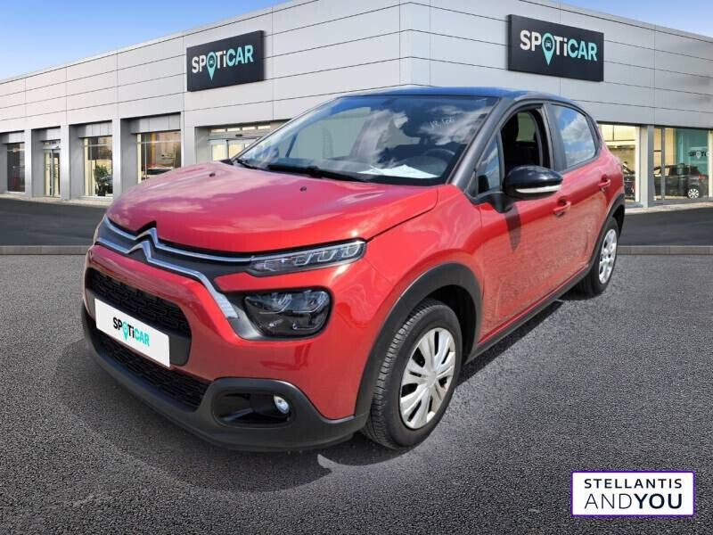 Rouge Utilisé 2021 Citroën C3 Feel Citadine | 11 490 € (Prix juste) - Image 1/4
