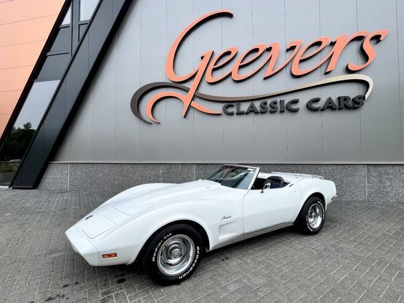 Blanc Occasion 1973 Chevrolet Corvette Stingray Cabriolet | 34 500 € - Image 1/4