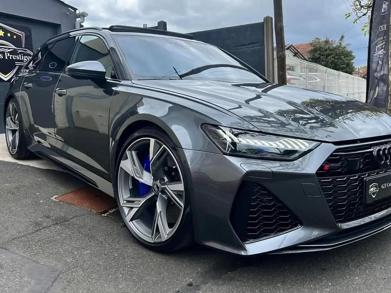 Gris Utilisé 2020 Audi RS6 Sport Break | 119 900 € (Prix cher) - Image 1/4