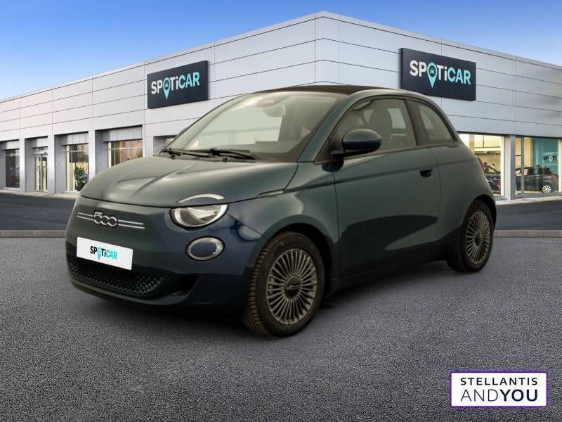 Vert Utilisé 2022 Fiat 500e Cabriolet | 16 490 € (Super prix) - Image 1/3