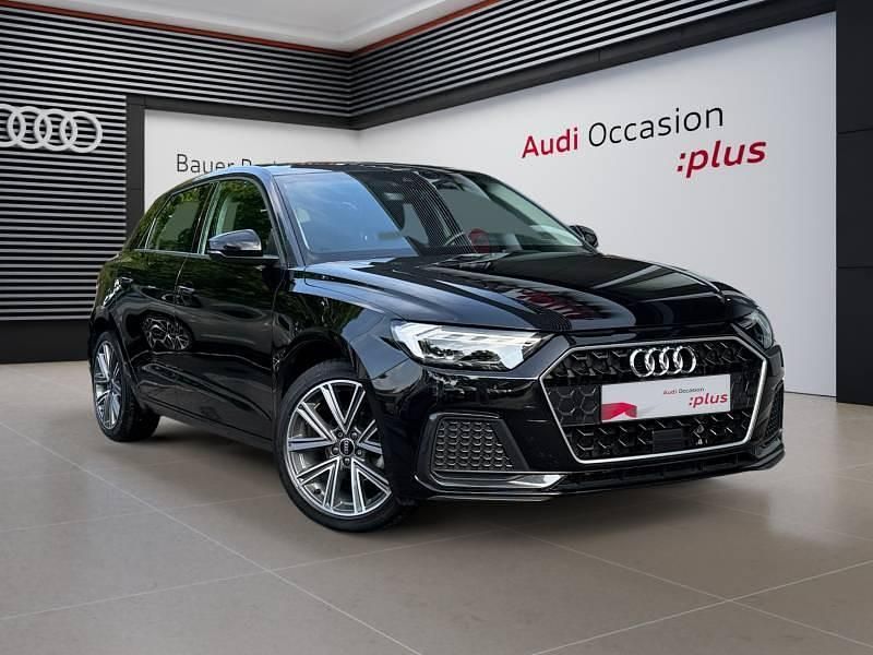 Noir mythe métallisé Utilisé 2022 Audi A1 Sportback Advanced Plus Citadine | 23 980 € (Prix juste) - Image 1/4