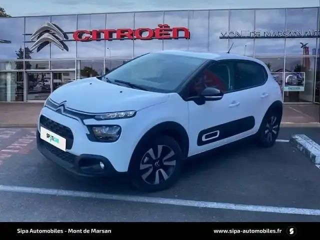 Blanc Utilisé 2024 Citroën C3 PureTech Citadine | 13 430 € (Prix juste) - Image 1/4