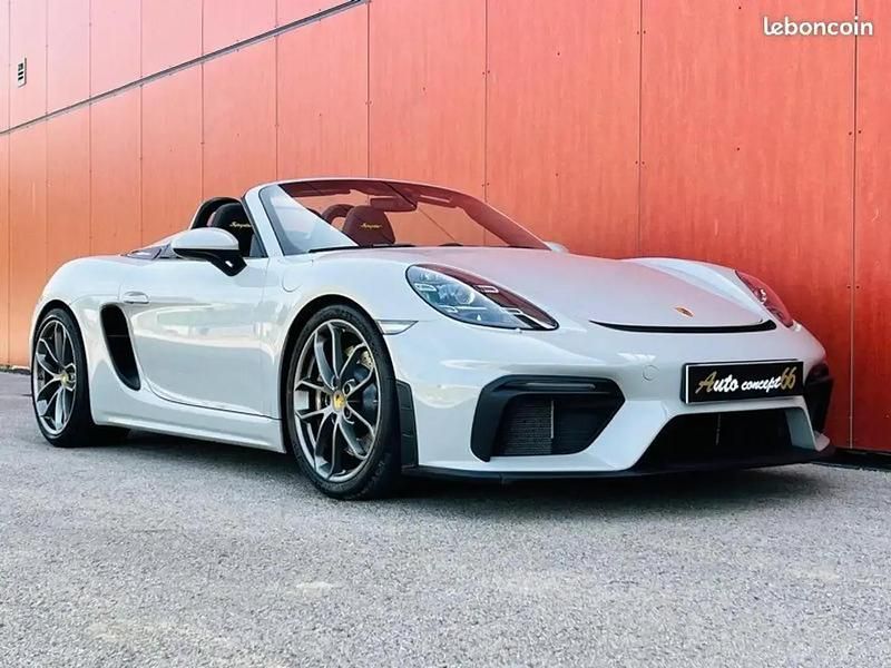 Gris Utilisé 2020 Porsche 718 Spyder Cabriolet | 122 900 € - Image 1/4