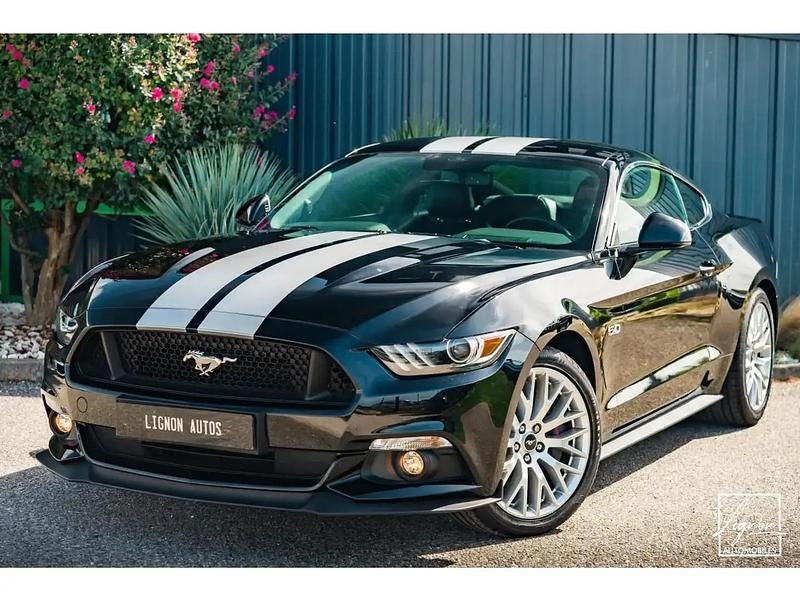 Noir Utilisé 2017 Ford Mustang GT Fastback Coupé | 42 990 € (Prix juste) - Image 1/4