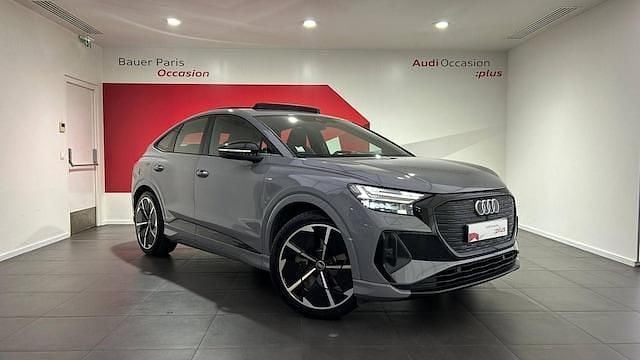 Gris galet Utilisé 2022 Audi Q4 Sportback e-tron S-Line SUV | 35 980 € - Image 1/3