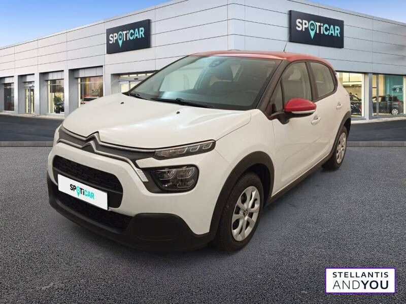 Blanc Occasion 2021 Citroën C3 Feel Citadine | 9 988 € (Prix juste) - Image 1/4