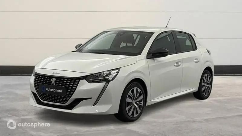 Blanc Utilisé 2023 Peugeot 208 Active Citadine | 13 499 € (Bon prix) - Image 1/4
