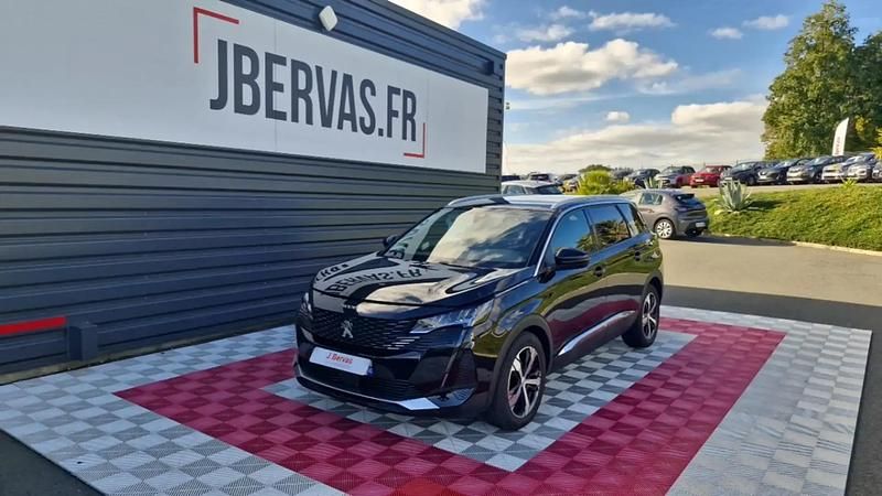 Noir Utilisé 2021 Peugeot 5008 Allure Monospace | 28 590 € - Image 1/4