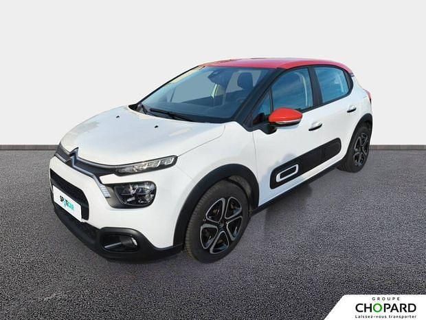 Blanc Utilisé 2022 Citroën C3 Shine Citadine | 11 490 € (Prix juste) - Image 1/4