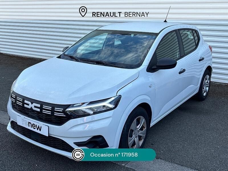Blanc Utilisé 2023 Dacia Sandero Essentiel Citadine | 11 990 € (Super prix) - Image 1/4
